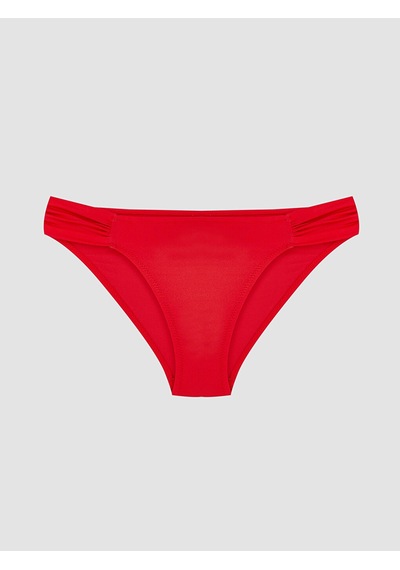 Lcw Dream Kırmızı Büzgülü Kadın Bikini Altı