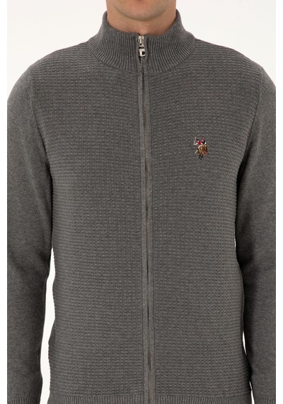 U.s. Polo Assn. Erkek Gri Melanj Hırka Triko 50307800-vr086 Gri Melanj U.s. Polo Assn. Erkek Gri Melanj Hırka Triko 50307800-vr086 Gri Melanj
