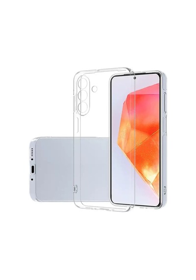 Samsung Samsung Uyumlu Galaxy A07 Kapak Kamera Korumalı Süper Silikon Şeffaf Kılıf