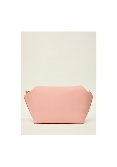 Ted Baker Nokta Baskılı Zincir Askılı Deri Clutch Pudra