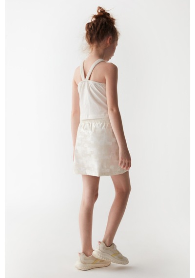 Nk Kids Kız Etek Takım 24ynk3633756326 Krem
