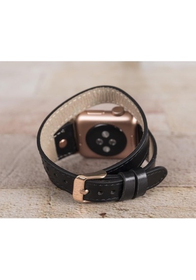 Bouletta Apple Watch Uyumlu Deri Kordon 42-44-45Mm Slim Double To (550822165)