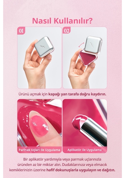 Dudak Ve Yanak Renklendirici Parlak Balm Clıo Essential Lipcheek Tap 10 Choco Pong Berry
