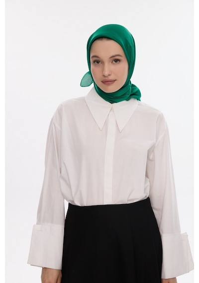 Mirsoy Scarf İdol Janjan Eşarp Çimen Yeşil