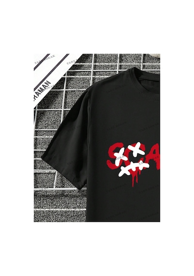 Alt/üst T-shirt Ve Şort Takımı Kod Alt156 Siyah