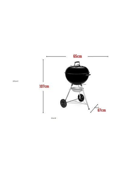 Kettle 57 Cm Kömürlü Mangal Siyah E-5710 Diğer