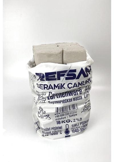 Seramik Çamuru Seramik Kili Vakumlu - 10 Kg