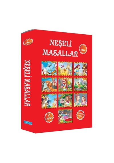 Parıltı Yayınları Neşeli Masallar 1.Sınıf Hikaye 10 Kitap