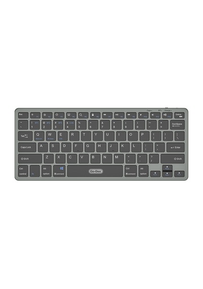 Go Des Gd-kb325 Sessiz Tuş Tasarımlı Bluetooth Bağlantılı Kablosuz Klavye Siyah