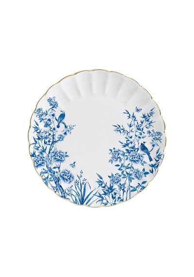Easy Life Paradise Garden Porselen Servis Tabağı 26 Cm Mavi