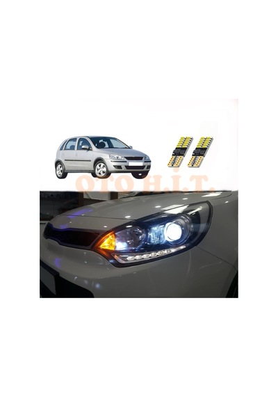 Opel Corsa C Uyumlu Park Ampulü Beyaz Led Aydınlatma Ampulü Canbus'li
