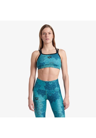 Arena Seamless Tank Kadın Mavi Bra - 005719 Mavi