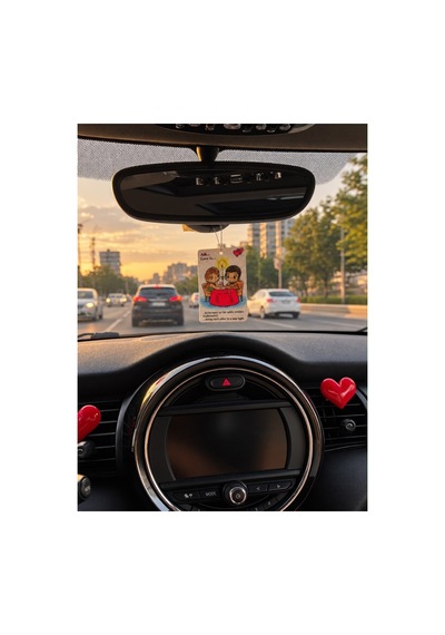 Bera Print Lab Love Is Temalı Sevgiliye Özel Tasarımlı Oto Kokusu Dikiz Aynası Süsü Araç Kokusu Çok Renkli - 934626796