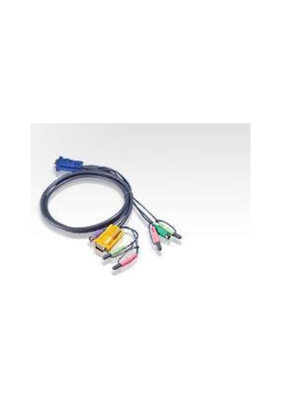 Aten 2L 5305P 5 Mt Ps/2 Klavye Mouse Monitör Vga Kvm Switch Kablo
