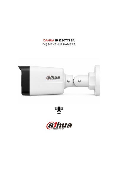 Ipc-hdw1230tc1-sa 3.6mm 2mp Poe Bullet Kamera Sesli