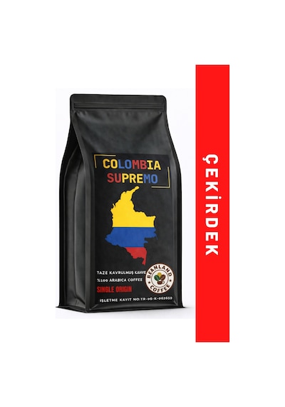 Beanland Coffee Colombia Supremo Çekirdek 250 G
