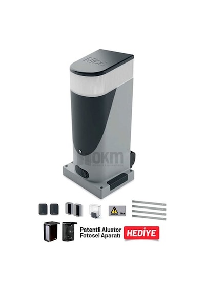 Nice Slight 400 Yana Kayar Kapı Motoru (Aksesuarlı Kit)