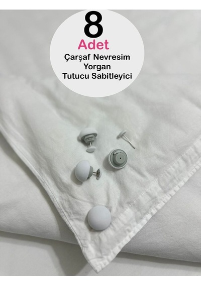 8 Adet Çok Amaçlı Kılıf Sabitleyici Düzenleyici Plastik 10 X 15 Beyaz Diğer