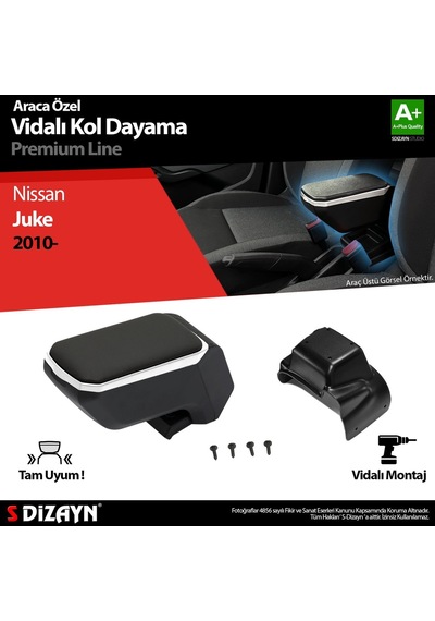 Nissan Juke Abs Vidalı Kol Dayama Kolçak Gri 2010 Üzeri A+kalite
