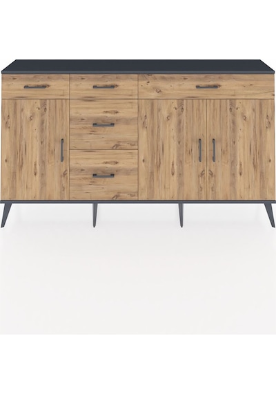 Arges Konsol 2 Raflı 5 Çekmeceli 3 Kapaklı 176x30x99 Antrasit-çam Atlas Çam - Antrasıt Arges Konsol 2 Raflı 5 Çekmeceli 3 Kapaklı 176x30x99 Antrasit-çam Atlas Çam - Antrasıt