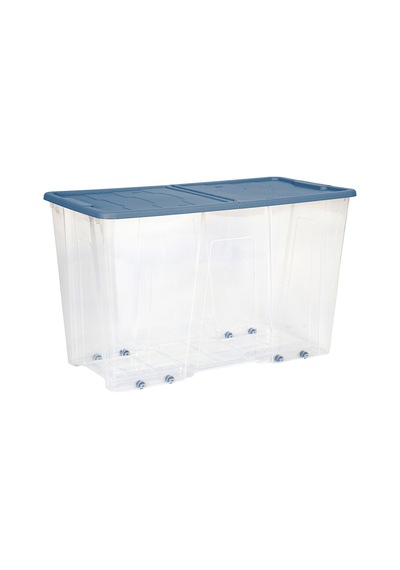 Tekerlekli Saklama Kutusu 50 Litre Gri