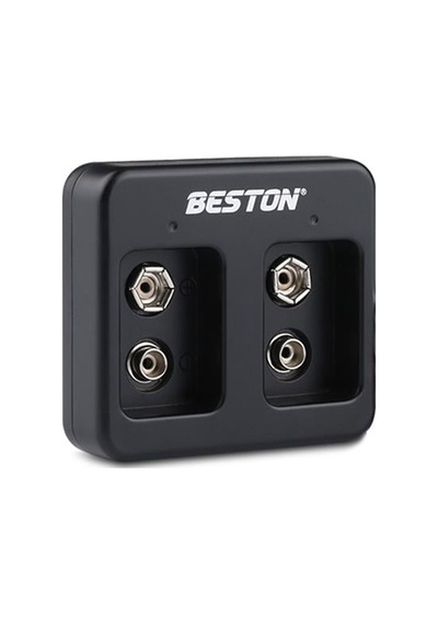 Beston M7005 Siyah 2 X 9 Volt Pil Şarj Cihazı Çok Renkli