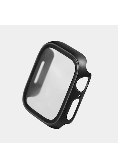 Quse Apple Watch İle Uyumlu Kasa Koruyucu Kılıf, 360 Tam Koruma, Ekran Koruyuculu Klasik Tasarım, Series 10/11 42mm / 46mm, 45mm, 44mm, 41mm, 40mm, 38mm Siyah, Series 10/11 46mm
