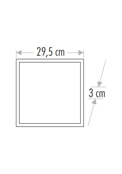 10 Adet Cata Ct 5286 Led Panel 25w 30x30 6400k Beyaz Işık