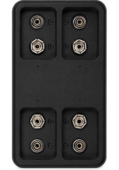 Qasul 9v Pil Şarj Cihazı 4 Yuvalı Micro Usb Girişli Li-ıon Ni-mh Ni-cd Uyumlu Akıllı Şarj Cihazı
