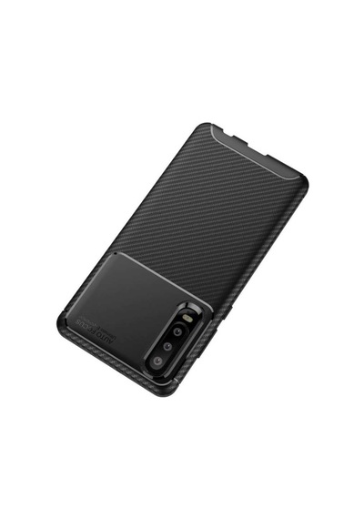 Huawei P30 Kilif Karbon Tasarim Negro Silikon Kapak 405786305