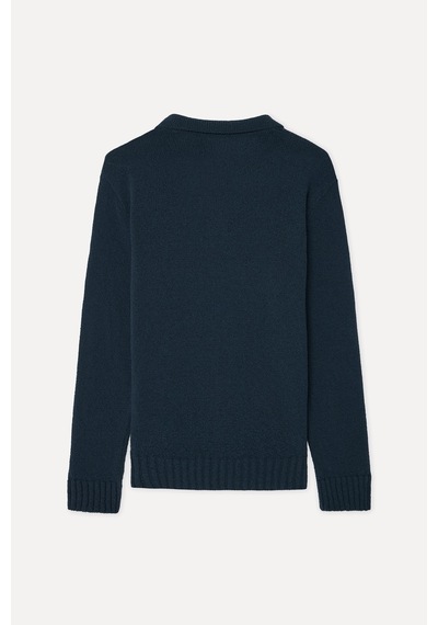 Mudo Erkek Erkek Lacivert Polo Yaka Triko Kazak 1271647