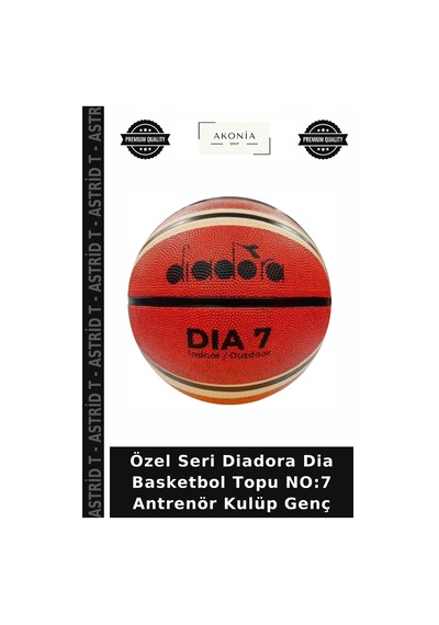 Özel Seri Diadora Dia Basketbol Topu No:7 Antrenör Kulüp Genç