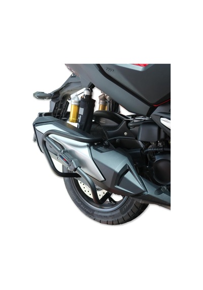 Gp Kompozit Honda Adv 350 2025 Uyumlu Egzoz Koruma Demiri Siyah Diğer