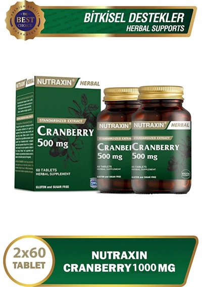 Nutraxin Cranberry 60 Tablet 2 Adet