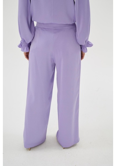 Senna Elegance Pantolon Mor Mor