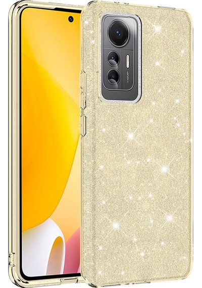 Xiaomi Mi 12 Lite Kılıf Zore Shining Simli Silikon Kılıf