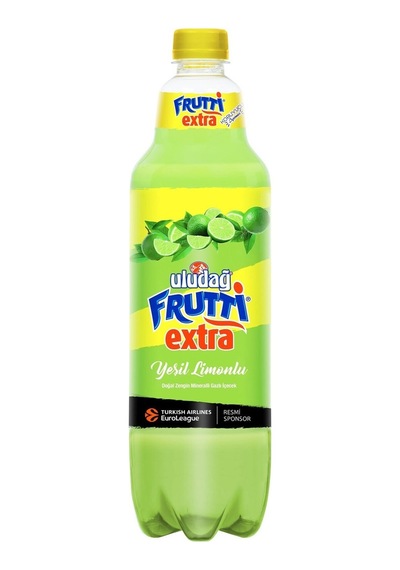 Uludağ Frutti Extra Yeşil Limonlu 1 Lt X 6 Adet
