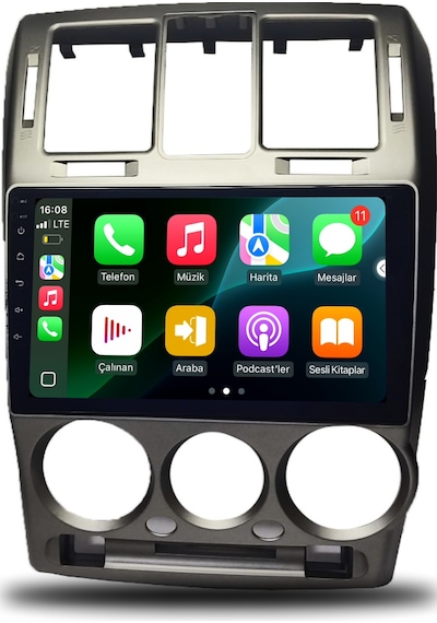 Caros Hyundai Getz 2003-2011 Uyumlu Android Multimedya Büyük Çerçeveli 4gb Ram 64gb Hafıza 9"