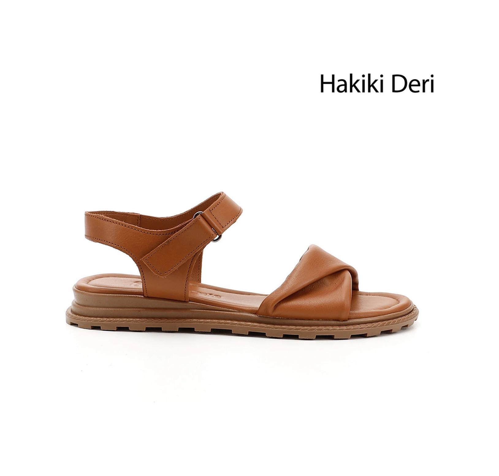 Gönderi(R) Gönderi R Kadın Taba Antik Cırt Bantlı Hakiki Deri Sandalet Dyza75645250 Taba