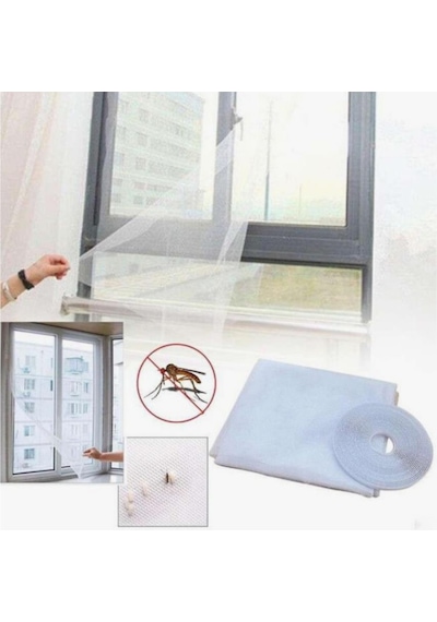 Pencere Sinekliği 150cmx100cm Çift Kanat Tül Pencere Sineklik 1 Adet