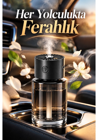 Otomatik Sprey Araç Kokusu Hareket Sensörlü 3 Modlu Usb-c Şarjlı Aroma Difüzörü Dx5