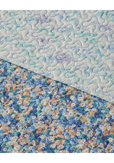 English Home Blossom Haze Çift Kişilik Çok Amaçlı Örtü 200x220 Cm Mor Mor