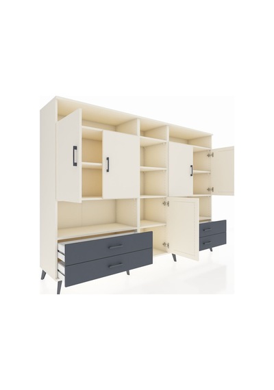 Hyperion Dolap 12 Raflı 4 Çekmeceli 5 Kapaklı 220x44x163 Aytaşı-a Aytaşı-aytaşı/antrasit Hyperion Dolap 12 Raflı 4 Çekmeceli 5 Kapaklı 220x44x163 Aytaşı-a Aytaşı-aytaşı/antrasit