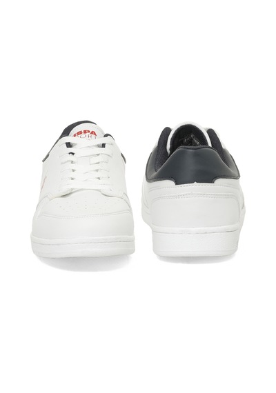 U.s. Polo Assn. Santa 4pr Beyaz Erkek Sneaker 000000000101812483 Beyaz - Lacivert - Kırmızı