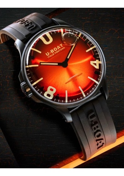 U-boat 8697/b Erkek Kol Saati Kırmızı