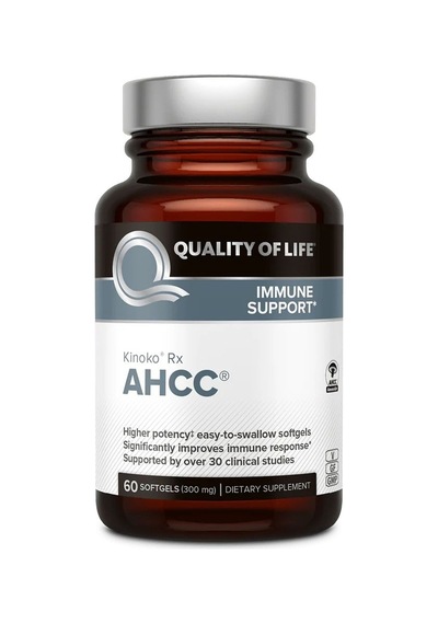 Kinoko Rx Ahcc 300 Mg 60 Softgels Usa Menş.