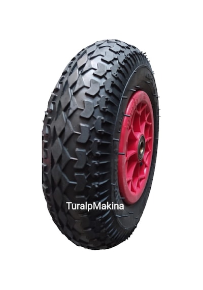 El Arabası Tekeri Havalı Plastik Jant 4Pr 3.50x7 Tr