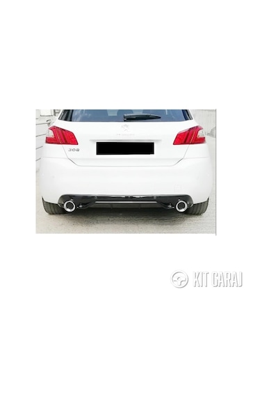 Peugeot 308 2013+ Race Piano Black Difüzör Plastik Boyalı