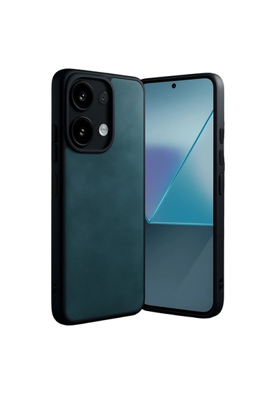 Xiaomi Redmi Note 13 Pro 4g Kılıf Aras Deri Kapak - Koyu Yeşil 0.2M-Çok Renkli
