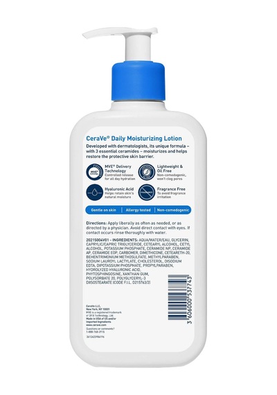 Cerave Günlük Nemlendirici Yüz Ve Vücut Losyonu 355ml